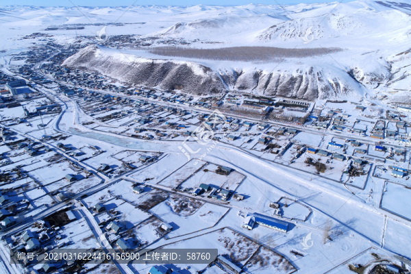 三河馬的故鄉(xiāng)內(nèi)蒙古三河鄉(xiāng)雪景