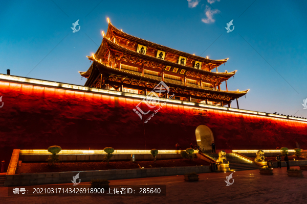 云南建水古城的朝陽門