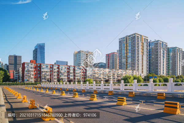 北京建外CBD建筑和城市交通