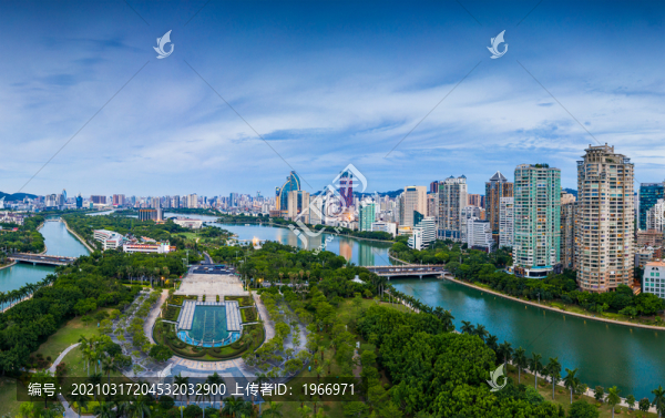廈門白鷺洲公園夜景