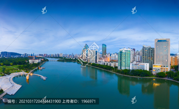 廈門白鷺洲公園夜景