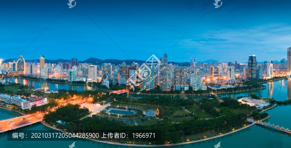 廈門白鷺洲公園夜景