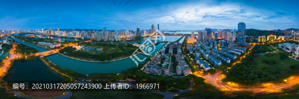 廈門白鷺洲公園夜景