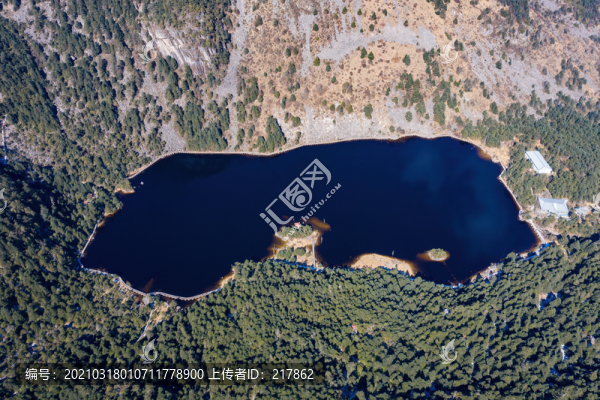航拍涼山螺髻山