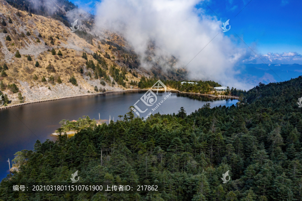 航拍涼山螺髻山