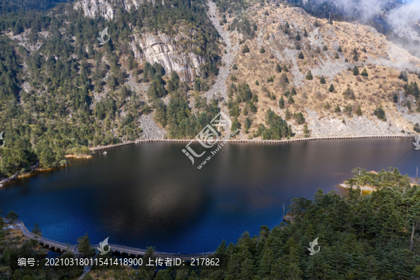 航拍涼山螺髻山