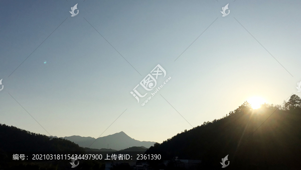 落日余暉