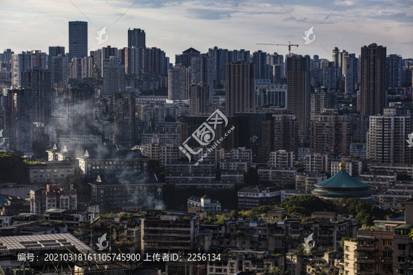 重慶夜景江北區(qū)大禮堂