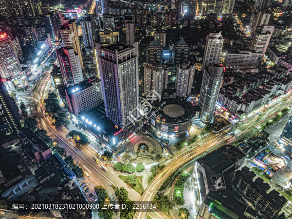 重慶九龍坡區(qū)石橋鋪陳家坪夜景