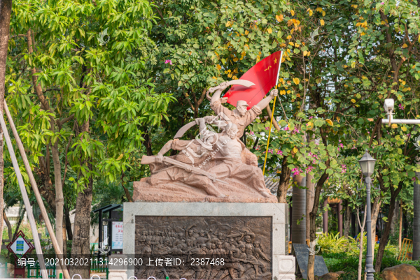 東涌水鄉(xiāng)抗日戰(zhàn)爭雕塑
