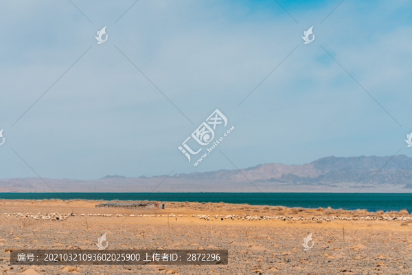 中國(guó)西部青海高原湖泊自然風(fēng)光