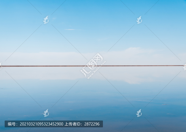 中國西部青海高原湖泊自然風光