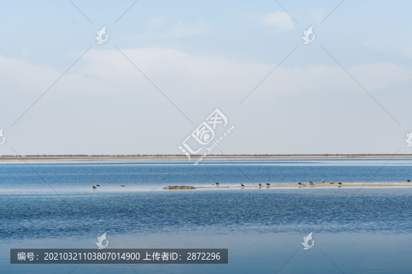 中國(guó)西部青海高原湖泊自然風(fēng)光