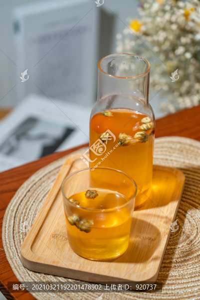柚子菊花茶