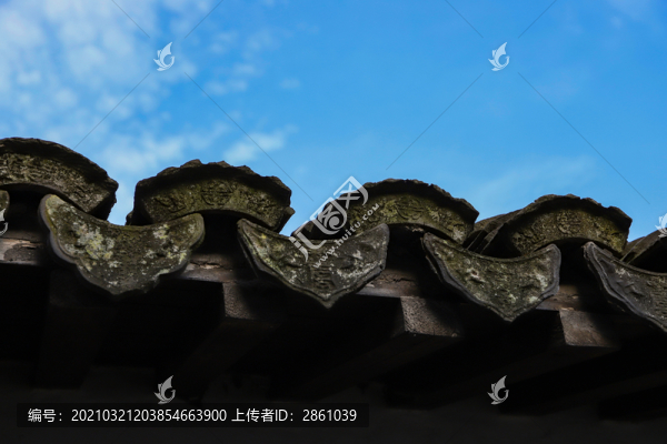 屋檐瓦片