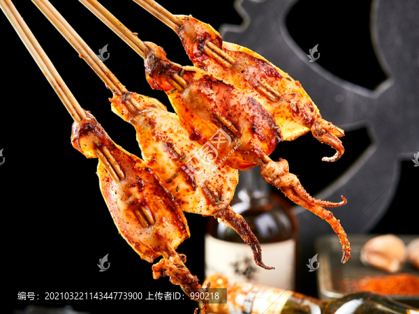 醬烤魷魚板