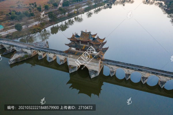 建水十七孔橋航拍