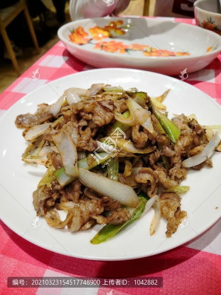 蒜香炒羊肉