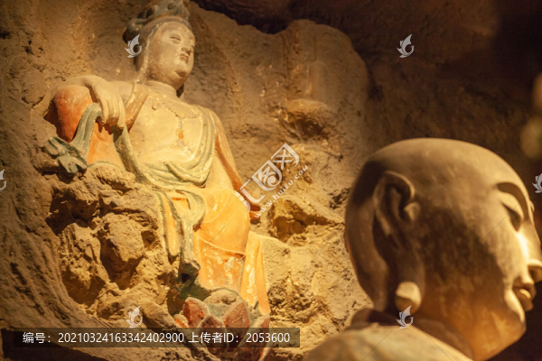 陜西歷史博物佛教雕塑