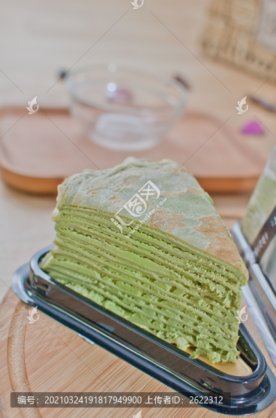 抹茶千層蛋糕
