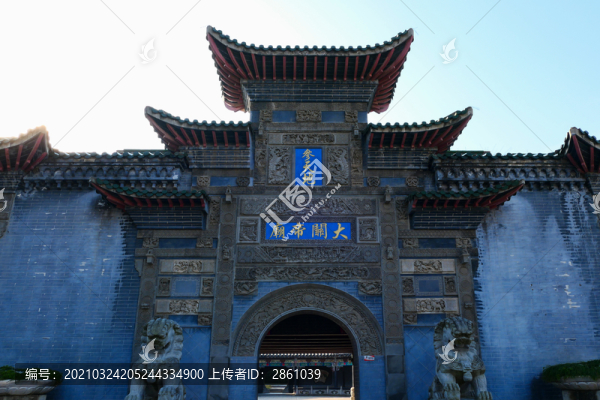 關(guān)帝大殿牌樓