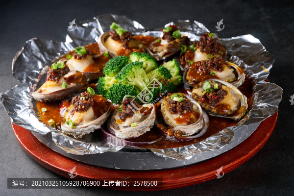 鮑魚西蘭花