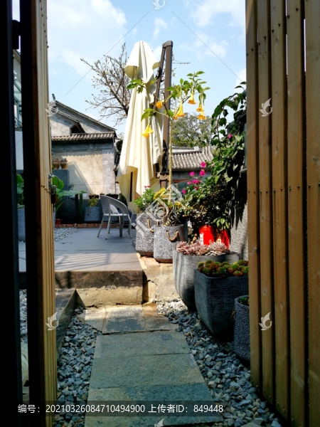 庭院大門入口