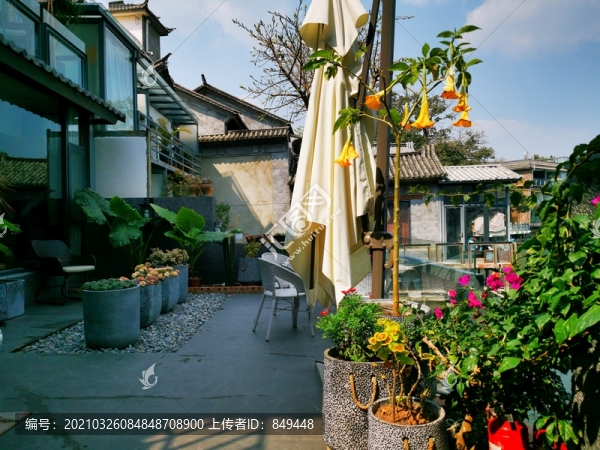 現(xiàn)代民宿庭院景觀