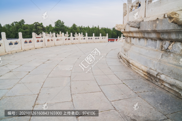 北京天壇公園古建筑和旅游風光