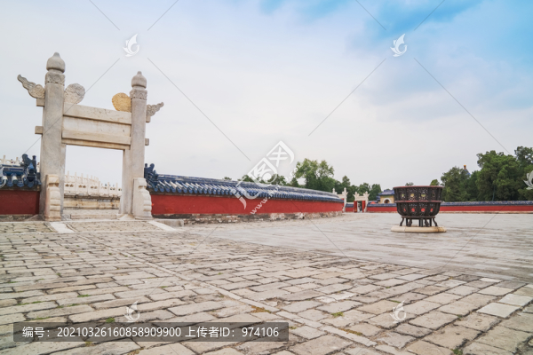 北京天壇公園古建筑和旅游風(fēng)光