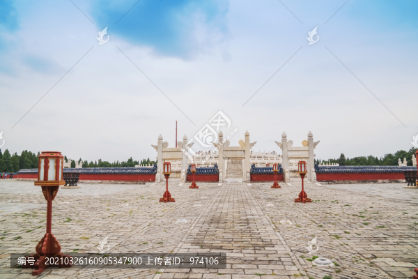 北京天壇公園古建筑和旅游風(fēng)光