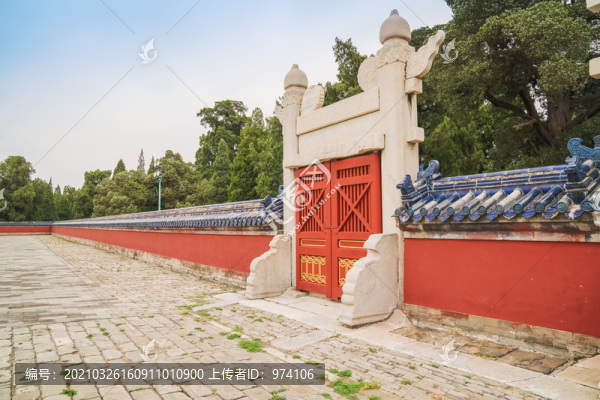 北京天壇公園古建筑和旅游風(fēng)光