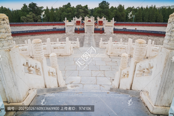 北京天壇公園古建筑和旅游風(fēng)光