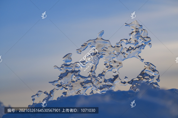 天然冰雕