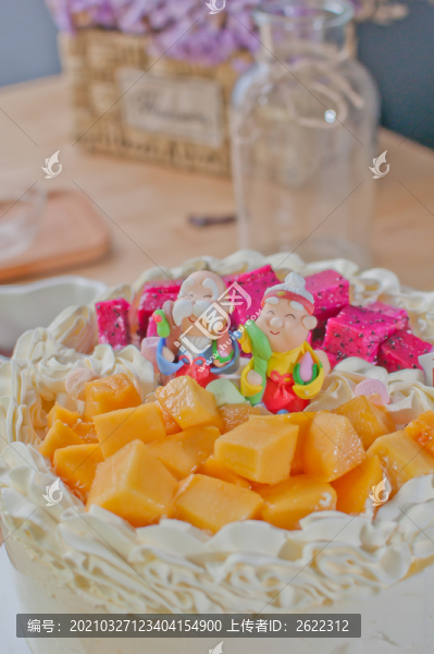 壽星裱花蛋糕