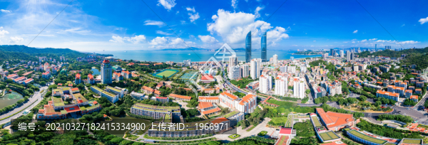 廈門(mén)大學(xué)與廈門(mén)雙子塔