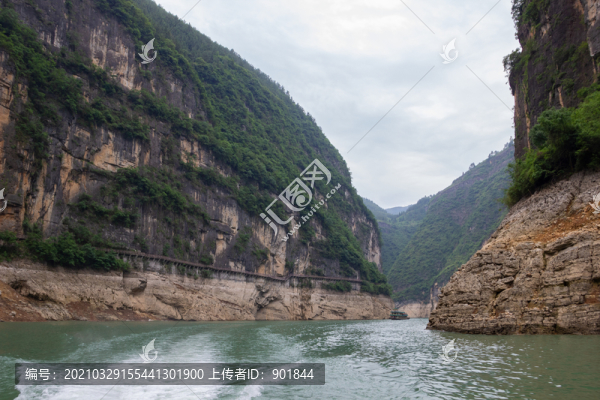 重慶市巫山縣小三峽風光
