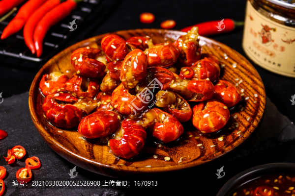 鹵味蝦尾