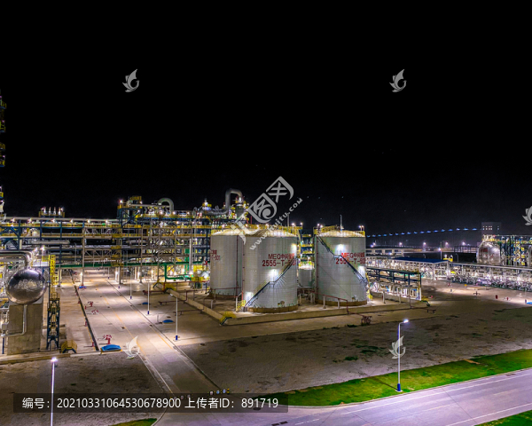 化工廠(chǎng)夜景
