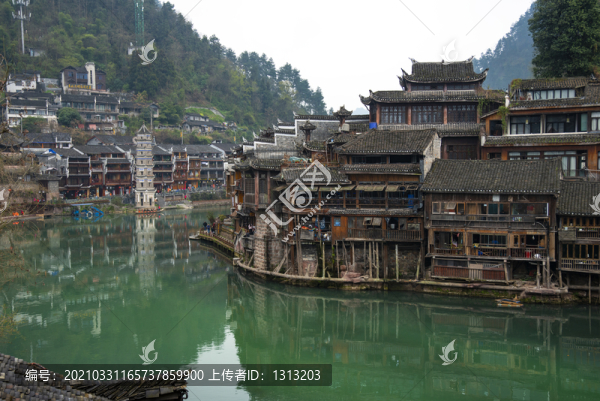 湖南鳳凰古城風(fēng)光
