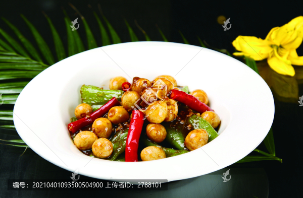 虎皮尖椒鵪鶉蛋