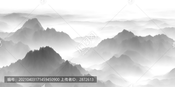 水墨山水畫