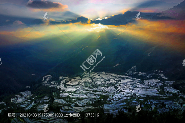 云南元陽梯田