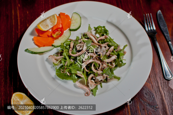 西餐炒魷魚須