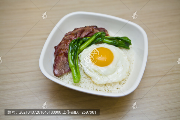叉燒蛋飯