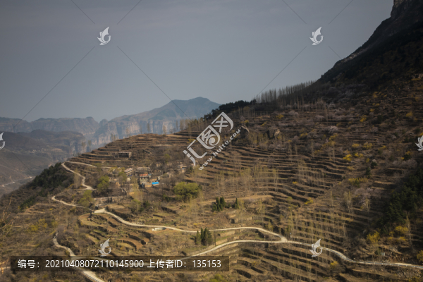 太行山路村莊風光
