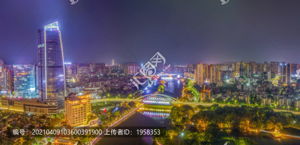 中山市夜色江景