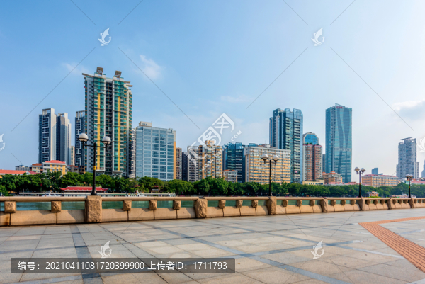 中國廣東廣州珠江風光