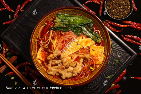 肉絲火鍋米線