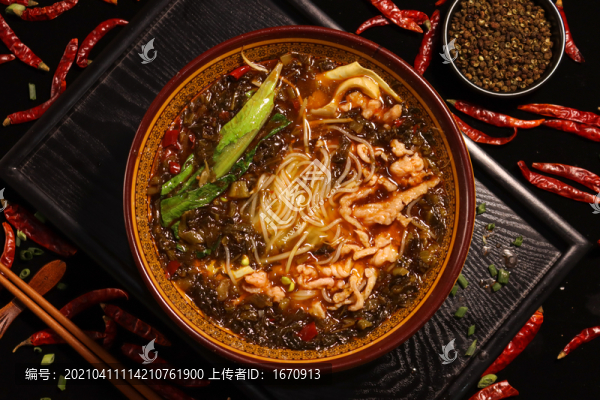 酸菜肉絲米線